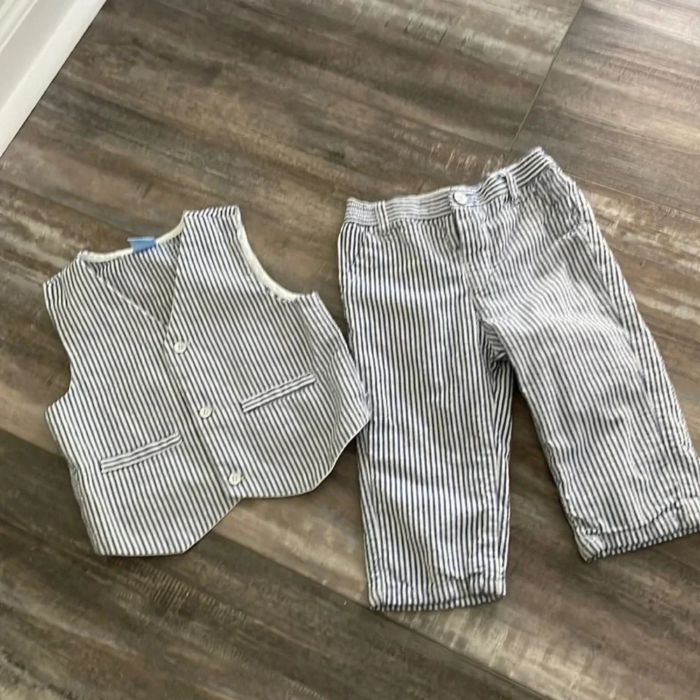 Summer seersucker set